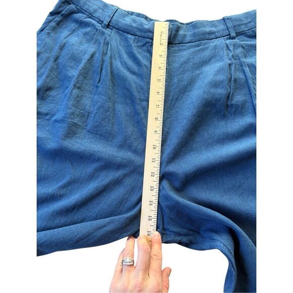 Abercrombie & Fitch Linen Cotton Pants size XL Dark Blue - Picture 7 of 12